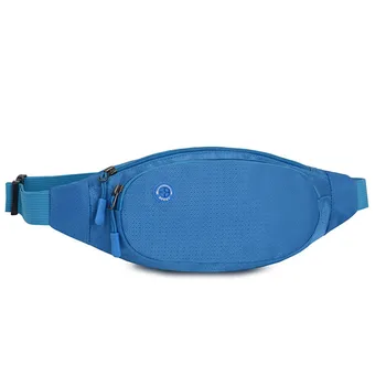 

1PC Men Pure Color Waist Bags Women Fanny Packs Hip Money Belt Bags Travelling Mountaineering Mobile Phone Bag Waist