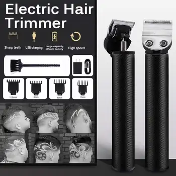 

Cordless Electric Hair Clippers Beard Trimmer Mens Kids Haircut Clipper Head Beard Shaver 0mm t-blade Baldheaded Outliner