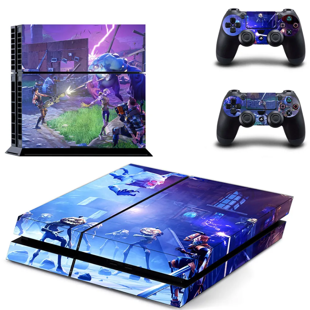 Новые наклейки для PS4 s Play station 4 кожи наклейки для playstation 4 PS4 консоли и контроллера Скины Виниловые - Color: Blue