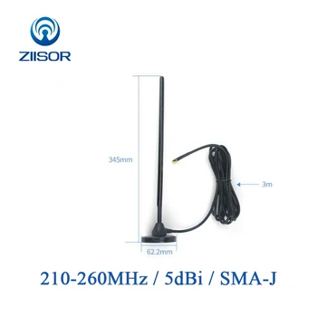 

230MHz Copper Antenna with Magnetic Base Omni 230M Antenna with SMA Male for DTU Antena Wireless Module Aerial TX230-TB-300
