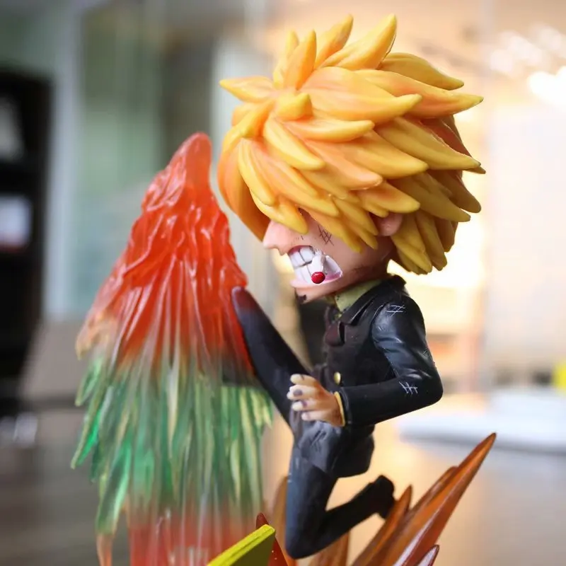 

Feihong Anime One Piece PT Sanji Statue Boxed Garage Kit Model Ornaments Toy