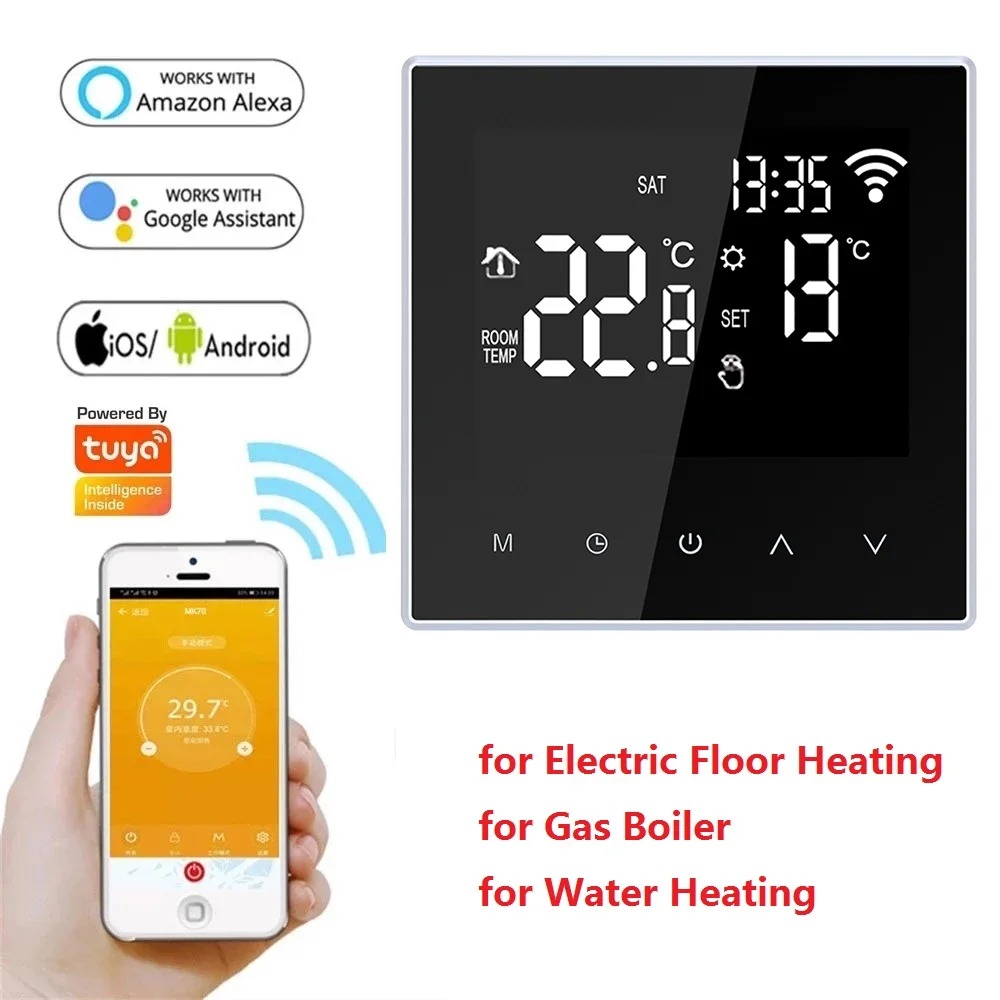MINCO HEAT ME88 Tuya WiFi Temperature Controller Warm Floor Electric Heating/Water/Gas Boiler Thermostat | Обустройство дома