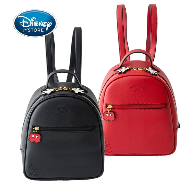 Disney Mickey New Women's Backpack Luxury Brand Women's Leisure Backpack  Large Capacity Cartoon Fashion Rivet Travel Backpack - AliExpress