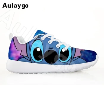

Aulaygo Starry Sky Gradient Color Stitch Pattern Girls Fashion Shoes Teenage Kids Sneakers Mesh Sport Light Tennis Sneakers 2020