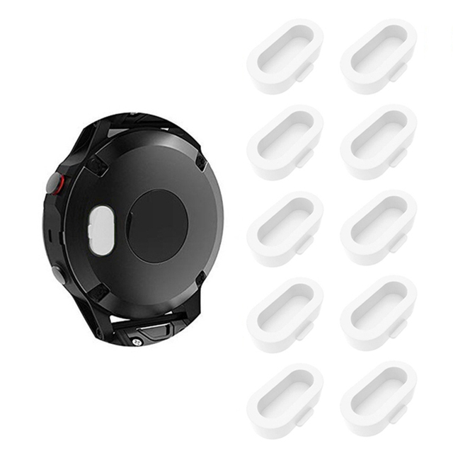 Plug Cover Cap For Garmin Venu Vivoactive 4 4S 945 245M Silicone Dustproof Plug Case For Fenix 5 5S 5X Plus 6 6S 6X Pro