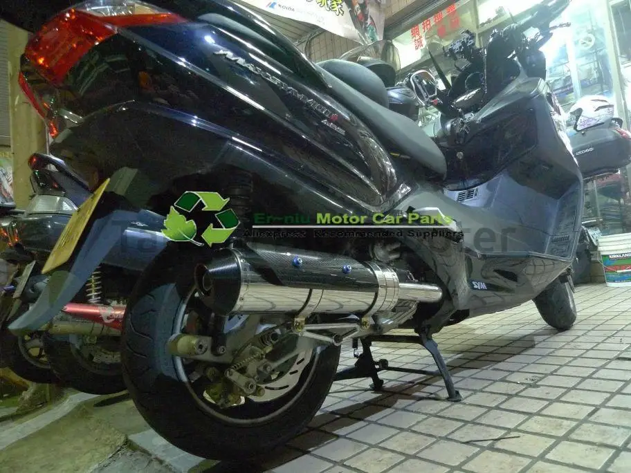 Обувь без шнуровки для yamaha TMAX500 TMAX530 TMAX 500 530 YP500 2008- мотоцикл akrapovic Выпускной контакт средняя Труба среднего звена
