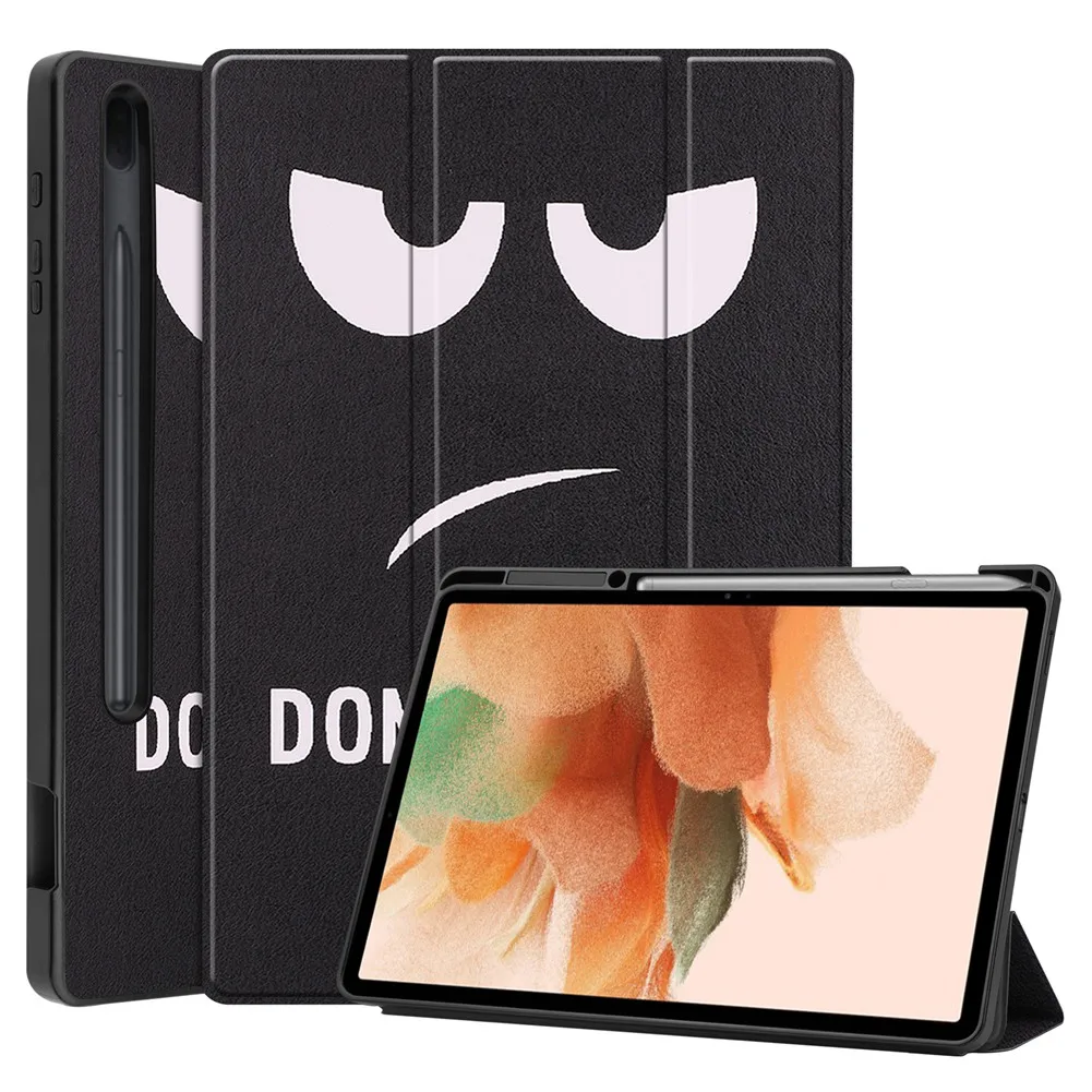 Custodia In Tpu Per Tablet Magnetico Intelligente Tri-Fold Per Samsung S7 Lite 2021 Sm-T730 Sm-T735 Custodia Per Tablet Samsung Tab S7 Lite12.4 Pollic