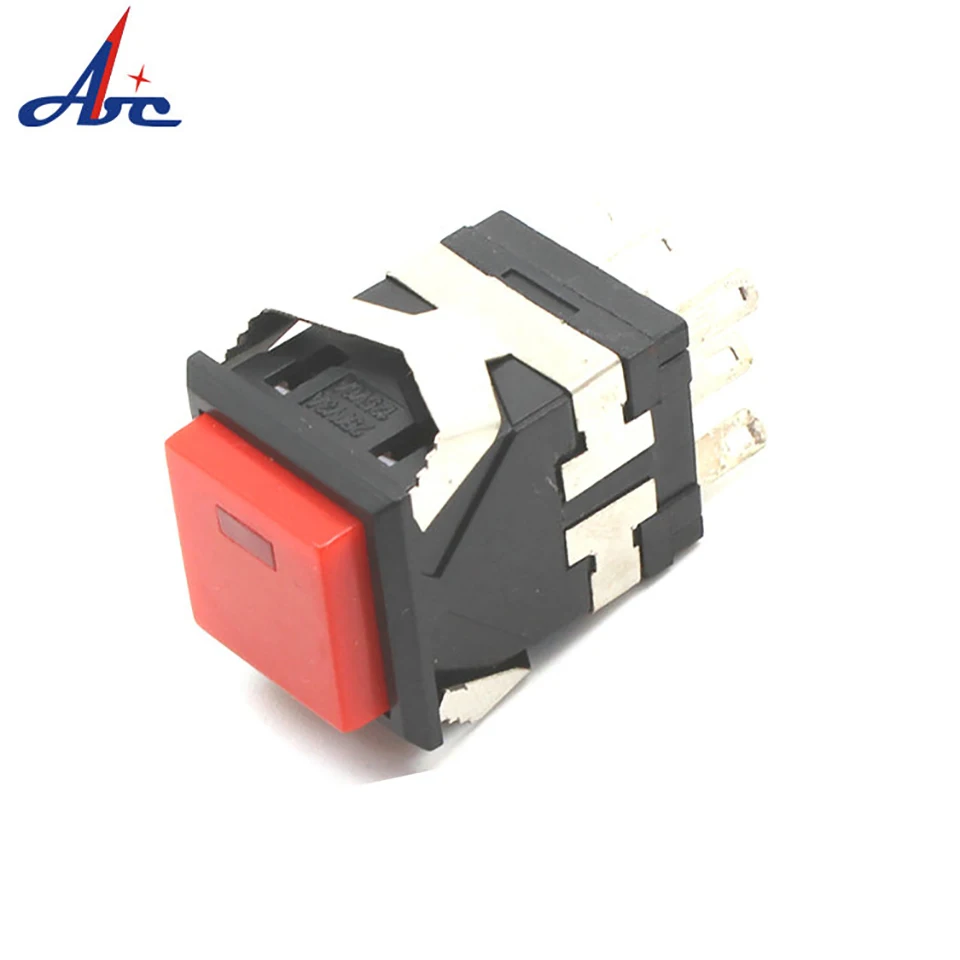 led iluminado pequeno quadrado botão interruptor