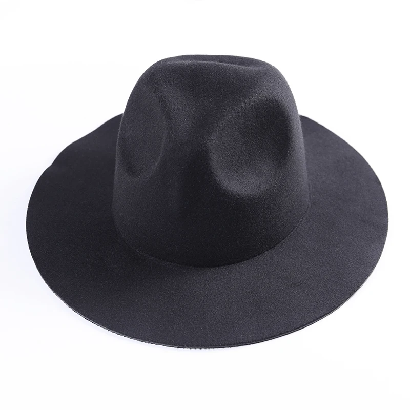Imily Bela винтажная черная шерстяная шляпа женская элегантная кружевная Съемная шерстяная шляпа с рюшами элегантные вечерние шляпы Fedora Chapeu Feminino