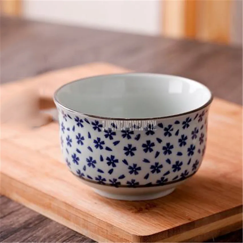 Snow flower 10 шт./компл. корейский классический стиль 4,25-дюймовая Керамическая пиала для риса ручная роспись здоровье простой бытовой лапши суп приготовленный рис чаша - Цвет: Snow flower