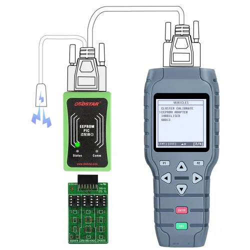 OBDSTAR X-100 PRO Авто ключевой программист(C+ D) Тип для IMMO+ одометр+ программное обеспечение для бортовой системы диагностики получить бесплатную PIC и EEPROM 2-в-1 адаптер