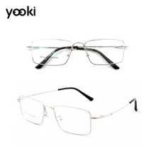 Мужские Винтажные квадратные очки, женские очки, оправа, титановая оптическая оправа, компьютерные игровые прозрачные линзы, очки, EJ013-6919