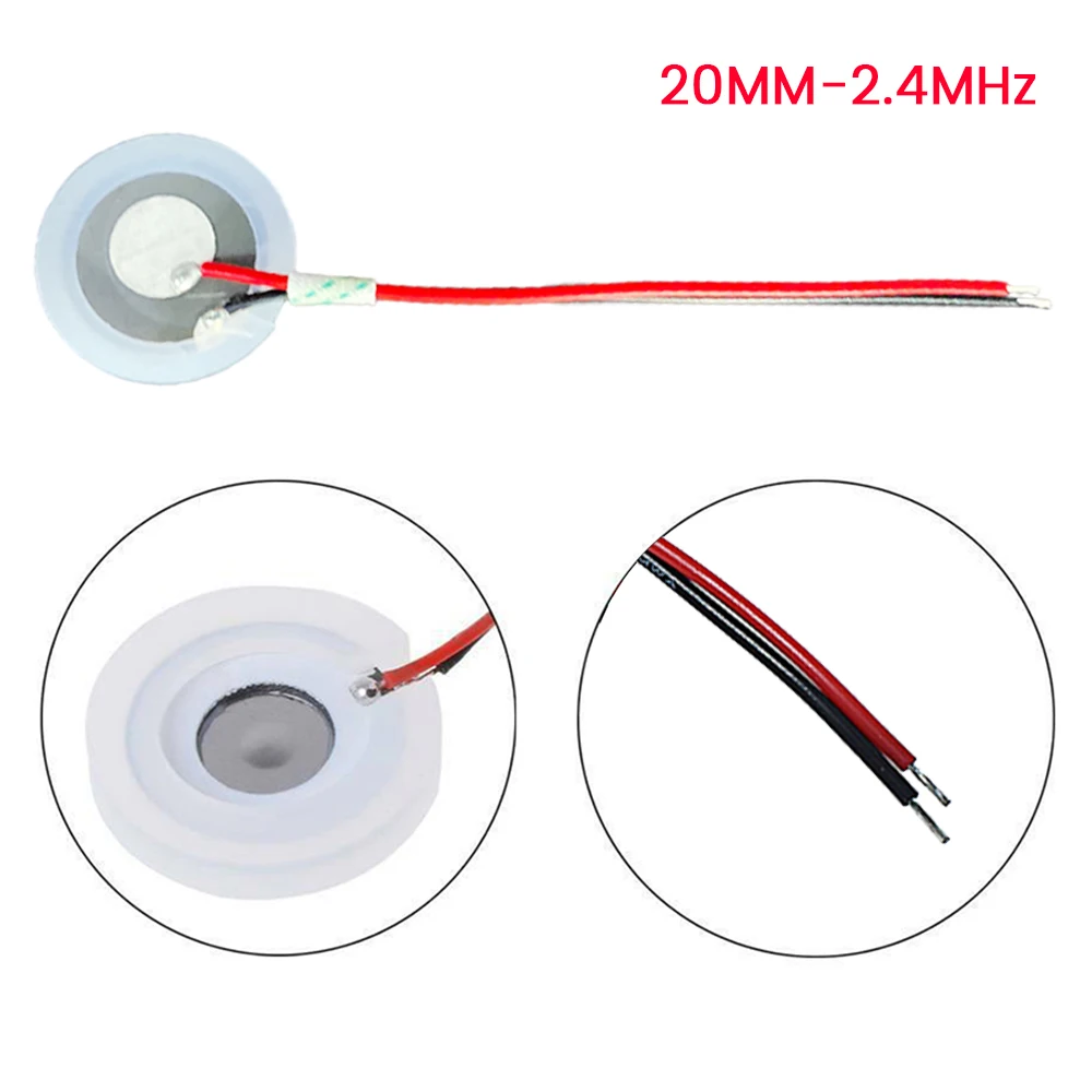 Description Picture 5 of item10pcs 20mm 2.4Mhz Ultrasonic Atomizer Mist Maker Fogger Atomizing Transducer With Sealing Ring Oscillating Blade Piezoelectric