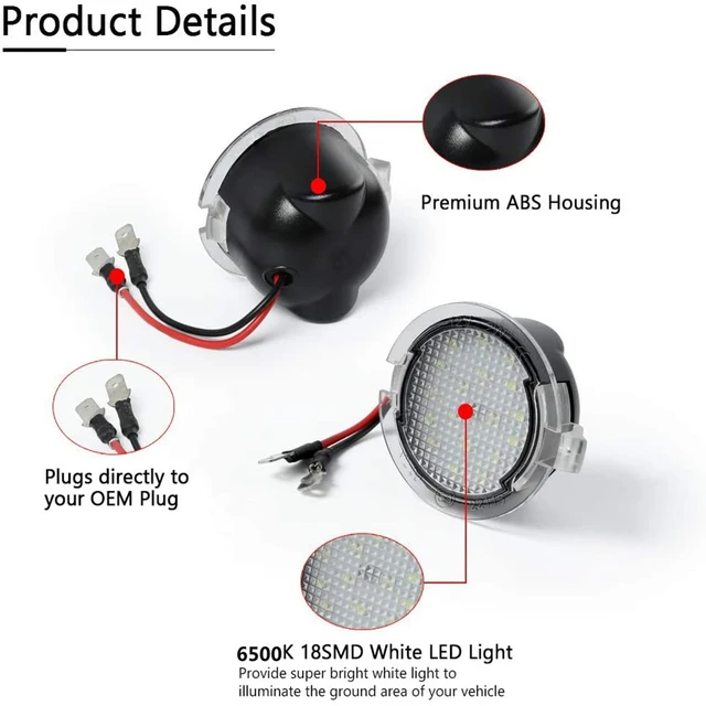 LED الجانب تحت مرآة البركة أضواء لفورد F-150 إكسبيديشن إكسبلورر حافة فليكس الانصهار الثور X لينكولن MKS MKX MKT MKZ الزئبق