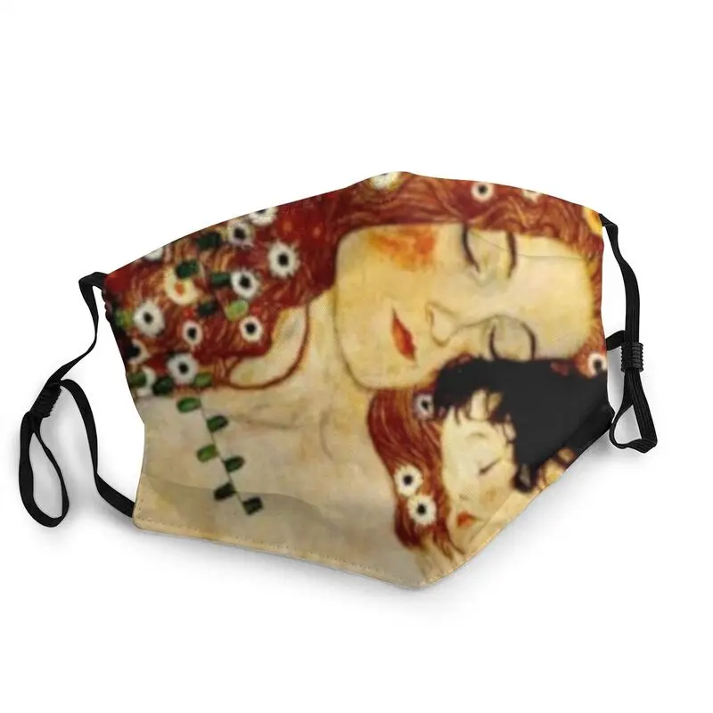 Многоразовая маска для лица Mother And Chil Gustav Klimt изобразительного искусства