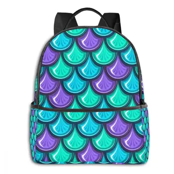 

2020 Shiny River Fish Scales Dragon Scale Backpacks Schoolbag Book Bag Kids Backpack Children School Bag Girl Boy Backpack