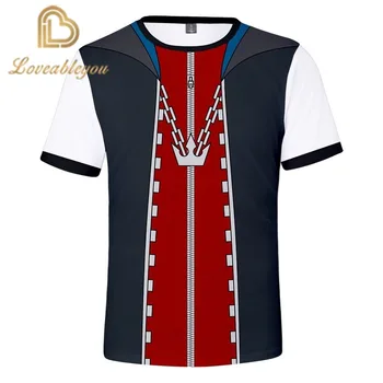 

2020 Fashion Game Kingdom Hearts T-Shirt Hot Sale Men Women Shirts Summer Short Sleeve for Children Boys and Girls Tee Shirt