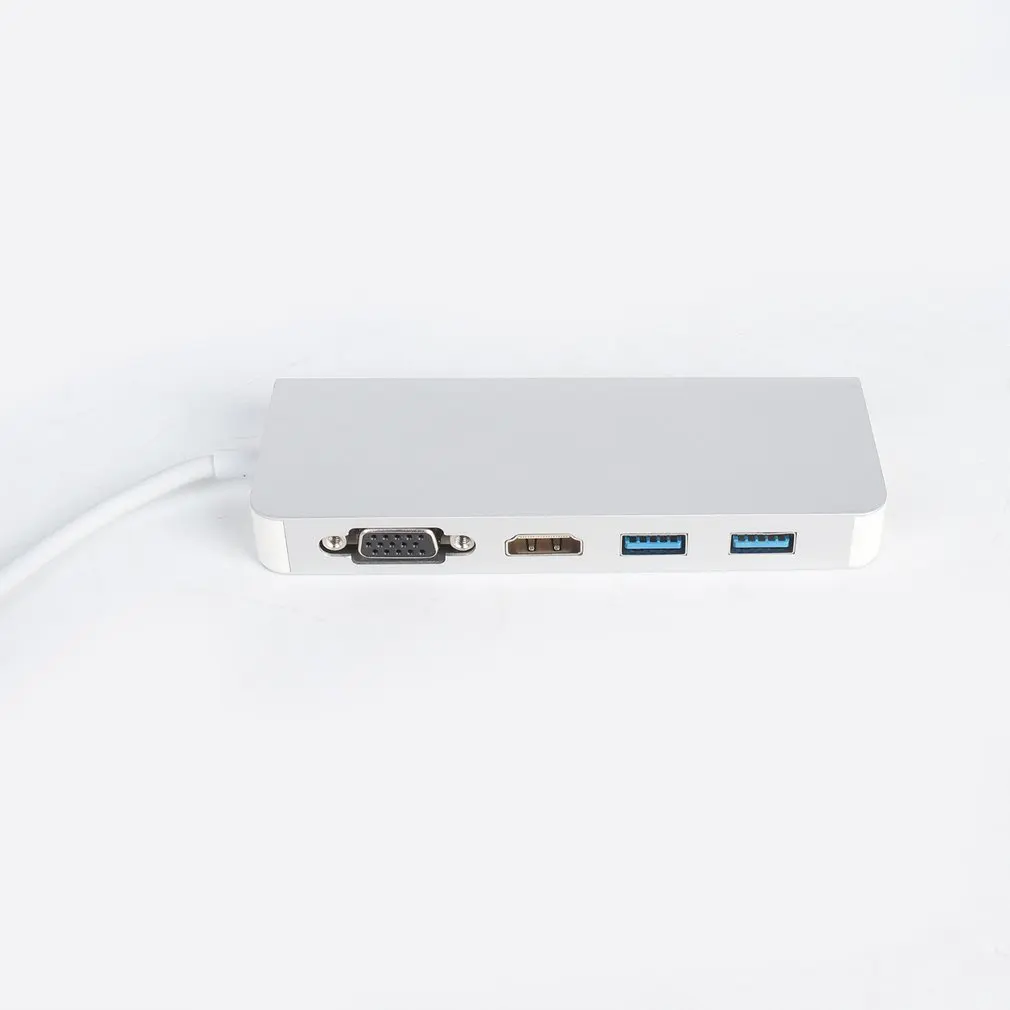 Многофункциональный конвертер TYPE-C RJ45 Gigabit PD TF безопасный цифровой конвертер концентратор USB 3,0 для iPhone для MacBook