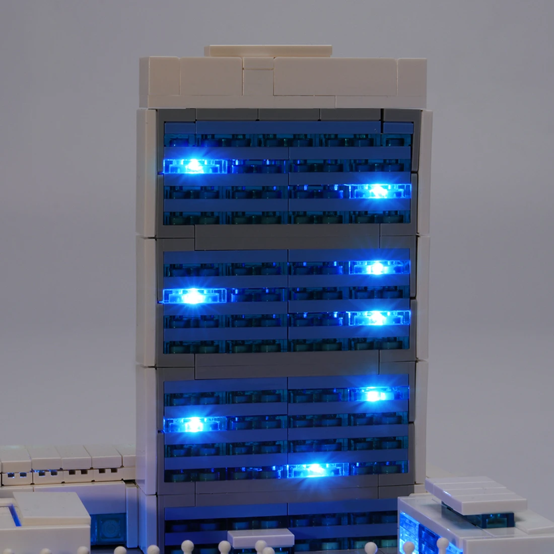 Модикер, небольшие детали, строительный блок, аксессуары, USB осветительный набор для архитектурных штабов 21018 светодиодный в комплекте только