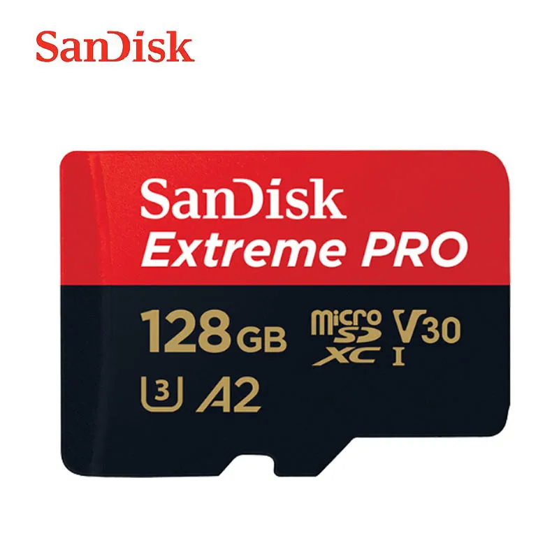 Карта памяти micro sd SanDisk Extreme Pro 32 ГБ 64 128 256 класс 10 карта U3 A2 V30 tf флеш 400 ТБ|Карты