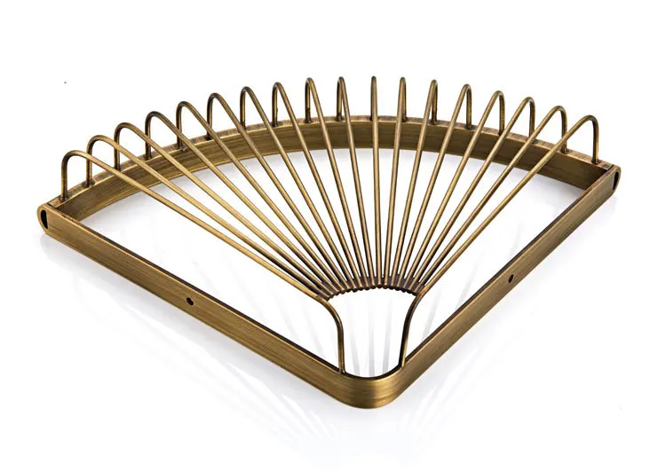 Tan archaize color restoring ancient ways all quality chrome plated copper double Angle basket basket fan delta 