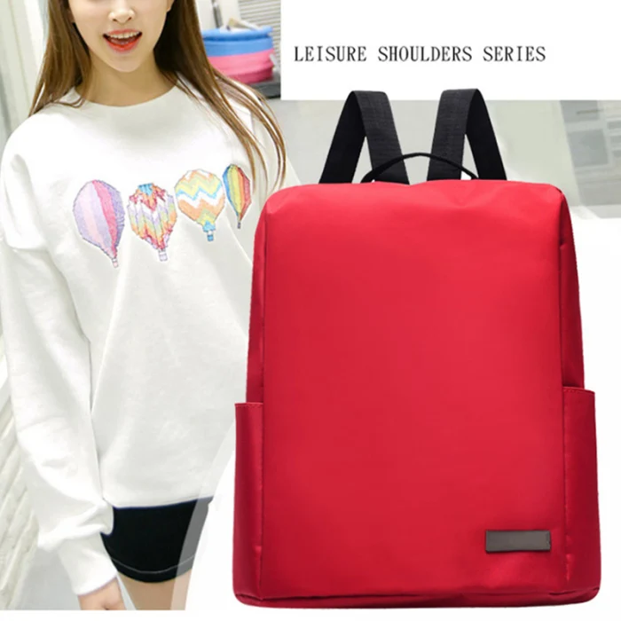 Women Casual Waterproof Nylon Backpack School Travel Bags for Teenage Girls THJ99