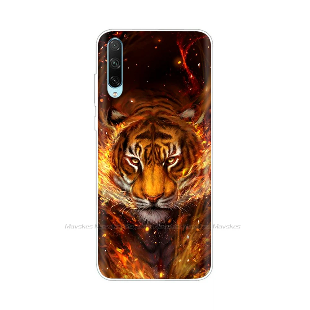Floral Silicone Soft Phone Case with TPU Bumper