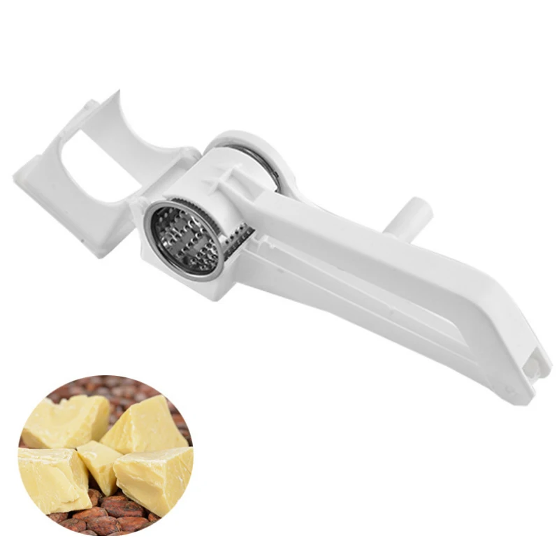 

1Pcs Stainless Steel Drum Kitchen Tools Ginger Slicer Cheese Grater Hand-Cranked Rotary Chocolate Cutter Multifunction