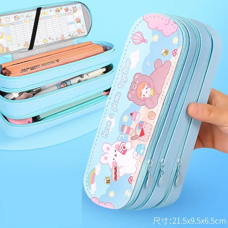 Pencil Case Capacity Pencil Bag Pencil Pouch For Girls Cute School Supplies  Back To School Statione