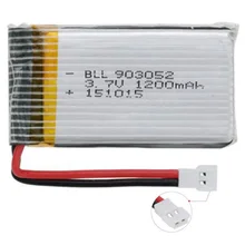 Топ 3,7 V 1200 мА/ч, 25C Lipo Батарея для Syma X5 X5C X5Sw X5Sc X5S X5Sc-1 M18 H5P Квадрокоптер с дистанционным управлением 1200 мА/ч, 903052 3,7 V Батарея Для Sym