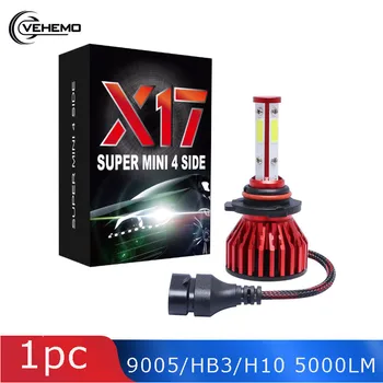 

Vehemo 9005/HB3/H10 5000LM LED Headlight Front Lamp DOB 50W DC9V - 32V Universal High Power Bulbs Headlight Car