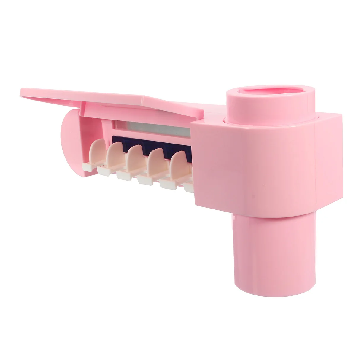 

2 in 1 Far-infrared Toothbrush Sterilizer Toothbrush Holder Automatic Toothpaste Squeezers Dispenser Home Bathroom Set 220V