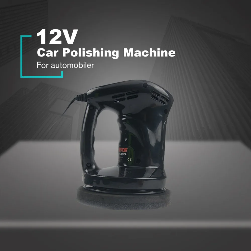 Electric Sander 12V 80W Portable Auto Vehicle Polisher Car Polishing Machine Waxed Buffer Waxer Cleaner Tools Kit