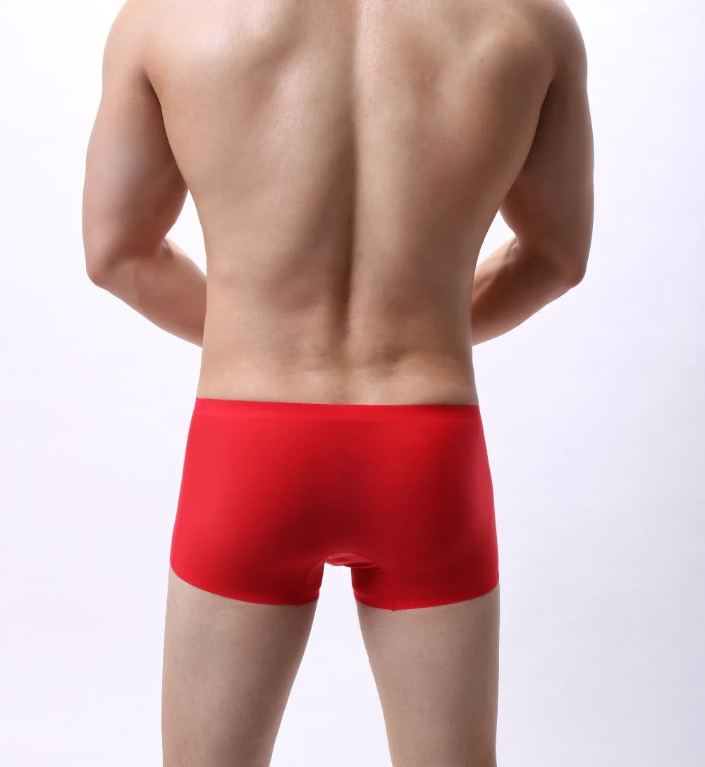 Лидер продаж, мужское нижнее белье Cueca, боксеры, мужские прозрачные сексуальные бесшовные трусы, мужское однотонное нижнее белье, мужские брендовые трусы-боксеры 806
