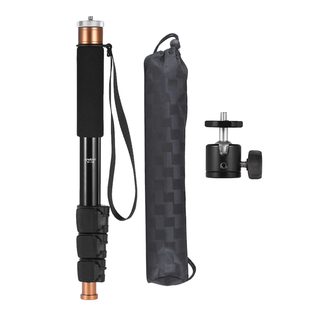 Andoer Pole TP-148 94,6 см/37," Регулируемый легкий монопод Unipod микрофонная стойка полюс для камеры Canon Nikon sony