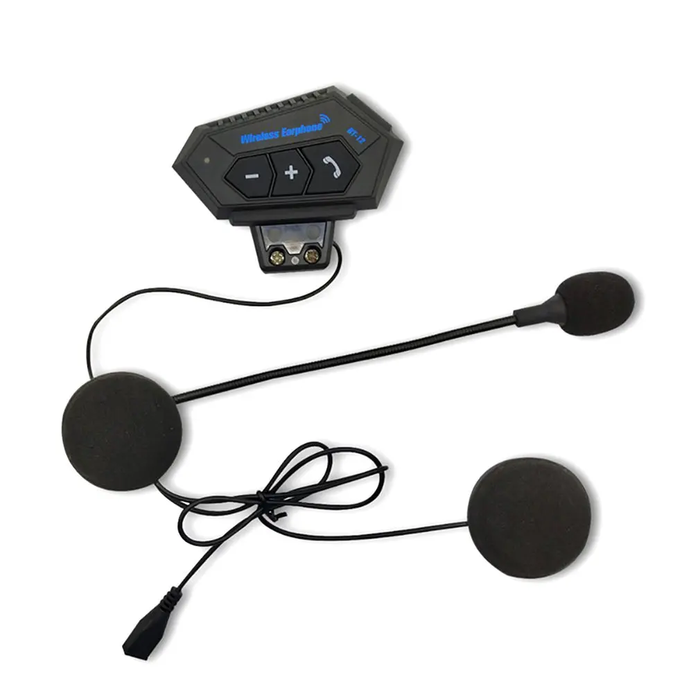 Helmet Headphone Bluetooth Motorcycle Headset Intercom Motor Bike Earphone Noise Reduction Microphone MIC