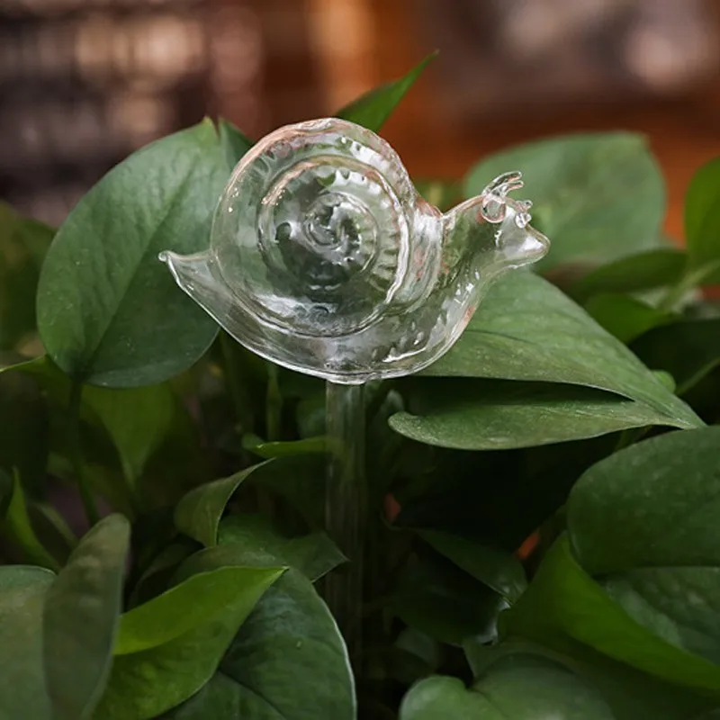 Комнатное растение Автоматическая самополивающаяся стеклянная птица лейки цветы растения декоративные из прозрачного стекла Лейка устройство 12 форм. x - Цвет: e
