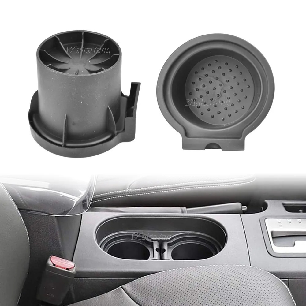 2pcs Front Car Console Cup Holder Insert Water Drink Bottle 96975ea000 For Nissan Frontier