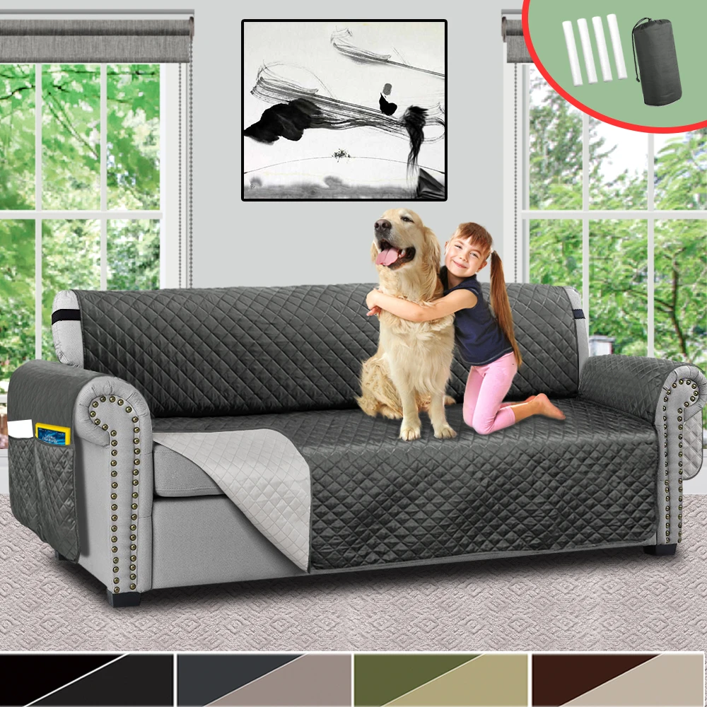 Reversible Sofa Cover Quilted Sofa Covers For Living Room Chair