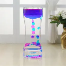Жидкий таймер движения Bubbler лучшая сенсорная игрушка для релаксации, жидкая Игрушка таймер движения плавающий цвет мини лава лампа таймер
