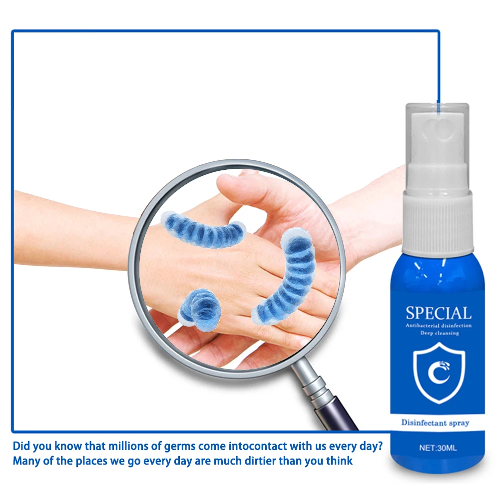 

Alcohol-free Disposable Hand Sterilizer 30ml Antibacterial Disinfection Spray Germicidal For Household Disinfection Cleaning