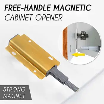 

Cabinet Opener Free-Handle Magnetic Cabinet Opener Touch Lock Cabinet Push-Pull Open Lock Wardrobe door drawer rebounder @25