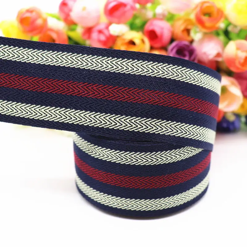 Navy Blue 5 ярдов полосы ленты 25 мм/38 мм ленты пробки для бутылок DIY ремесла аксессуары ручной работы Y19073003 - Цвет: Navy Blue