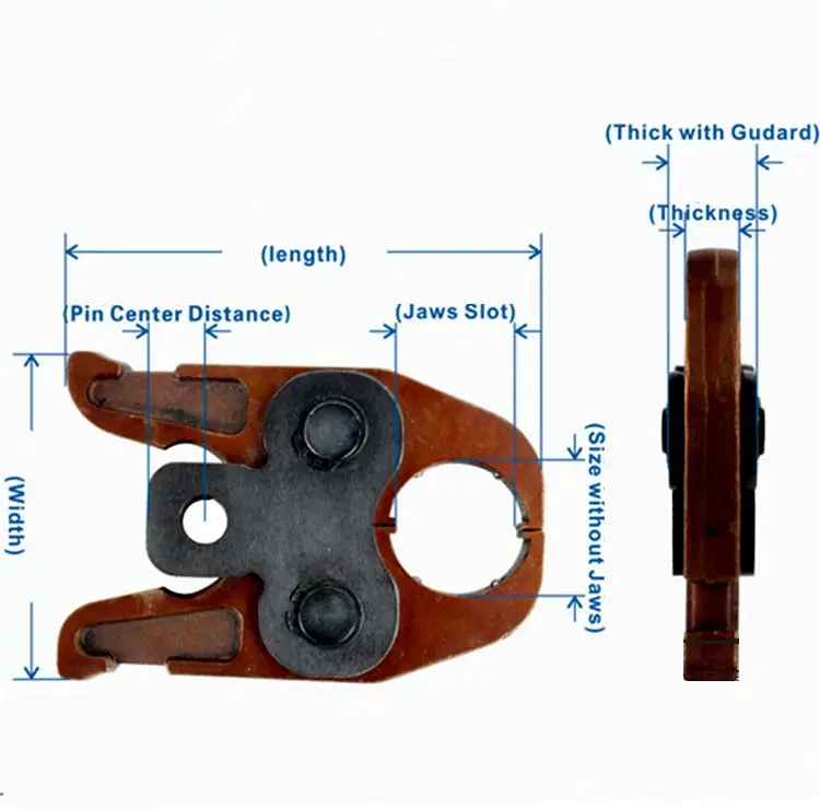 

Free Shipping Universal Jaws for Pex Pipe Pressing Crimping Tools Spain and Russia Warehouse