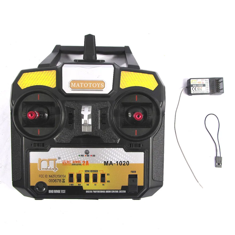 

Радиоконтроллер Mato MA1020, 4 канала, 2,4 ГГц, для радиоуправляемых танков 1:16, 1/16