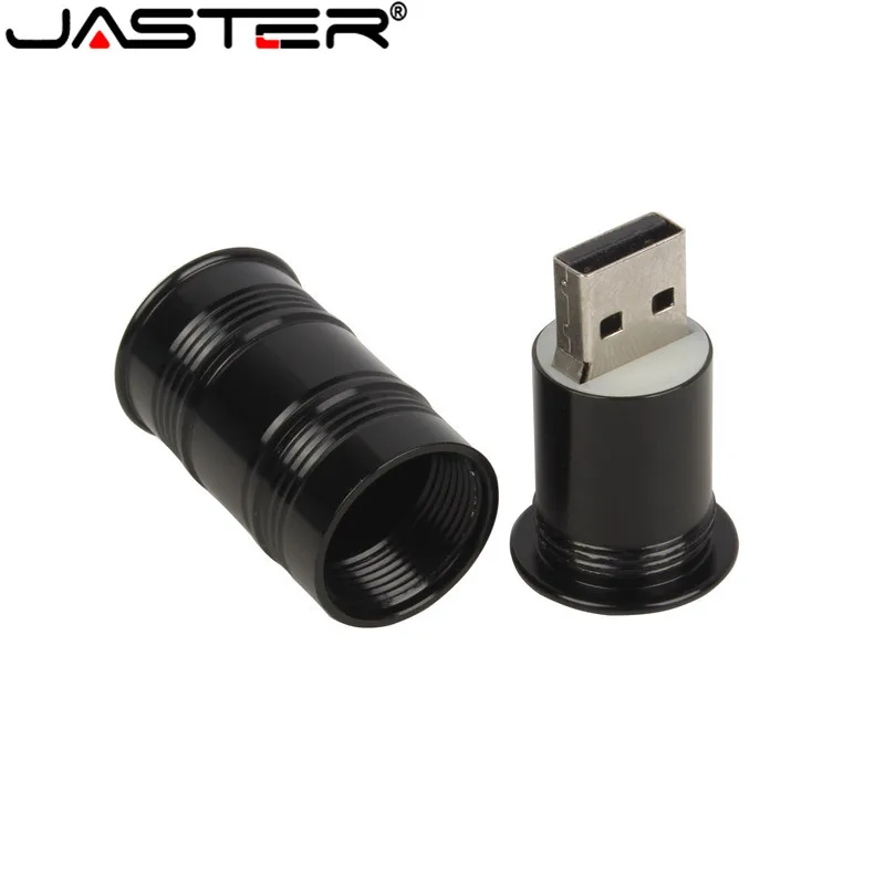 JASTER металлический масляный бак USB флеш накопители масляная бутылка pendrive 64 ГБ 32 16 8