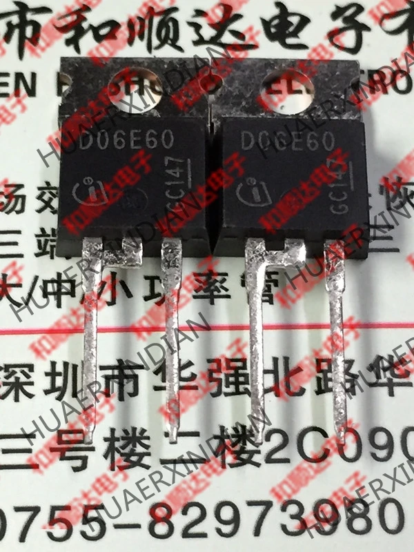 

1PCS New and original IDP06E60 D06E60 TO-220-2 600V