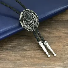 Кожаный болотный галстук ручной работы, маленький треугольник, натуральная сосна и камень, для мужчин и женщин, подарок на день рождения