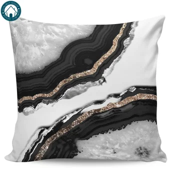 

Agate Glitter Glam Pattern Pillow Covers Cases Cover Cushion Pillowcase Square Print