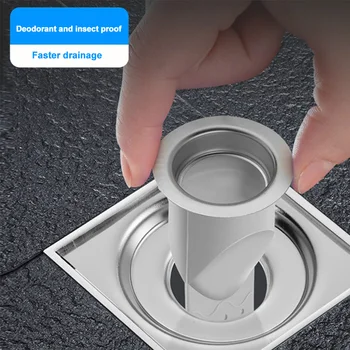 

Sealing Pipe Silicone Deodorant Bathtub Shower Kitchen Floor Drain Core Set Toilet Sewer Leak Household Filter Inner